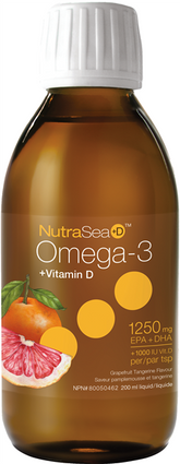 NutraSea Omega 3 + Vitamin D - Grapefruit Tangerine